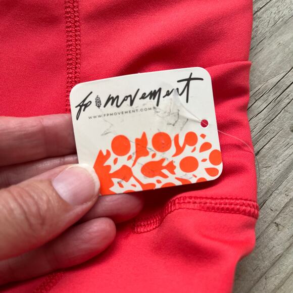 Free People Movement Women's Set The Pace Leggings In Cayenne Size M. NEW - Picture 10 of 14